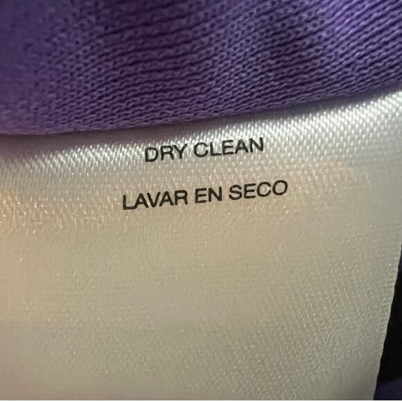 ANNE KLEIN WOMENS SMALL SQUARE NECK SHIRRED O-RING MIDI DRESS PASSION PURPLE NEW - Picture 12 of 14